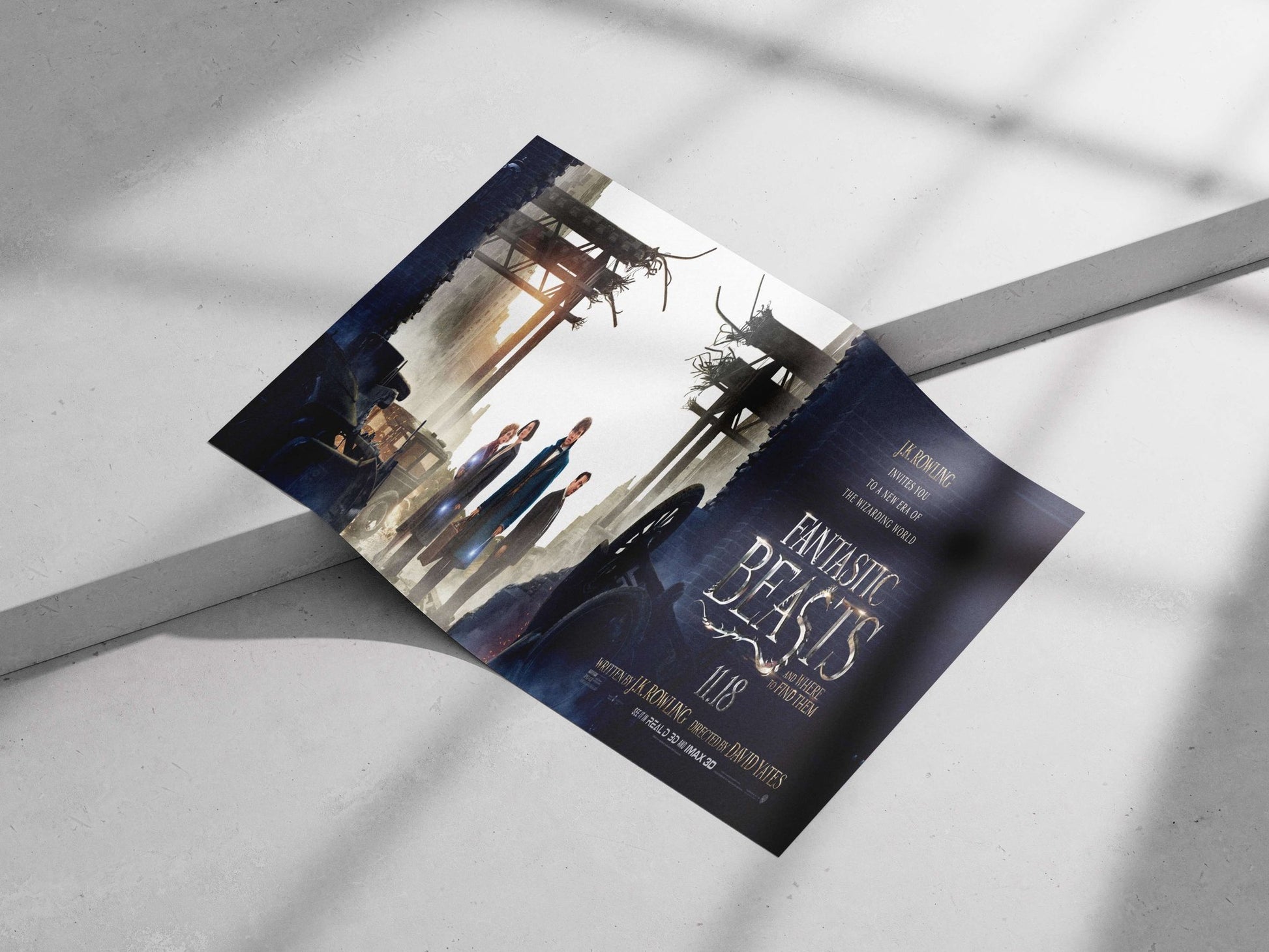 Fantastic Beasts franchise (specifically the Wizarding World film series) Newt Scamander - Enchanted Creatures Poster