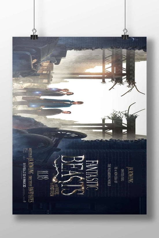 Fantastic Beasts franchise (specifically the Wizarding World film series) Newt Scamander - Enchanted Creatures Poster