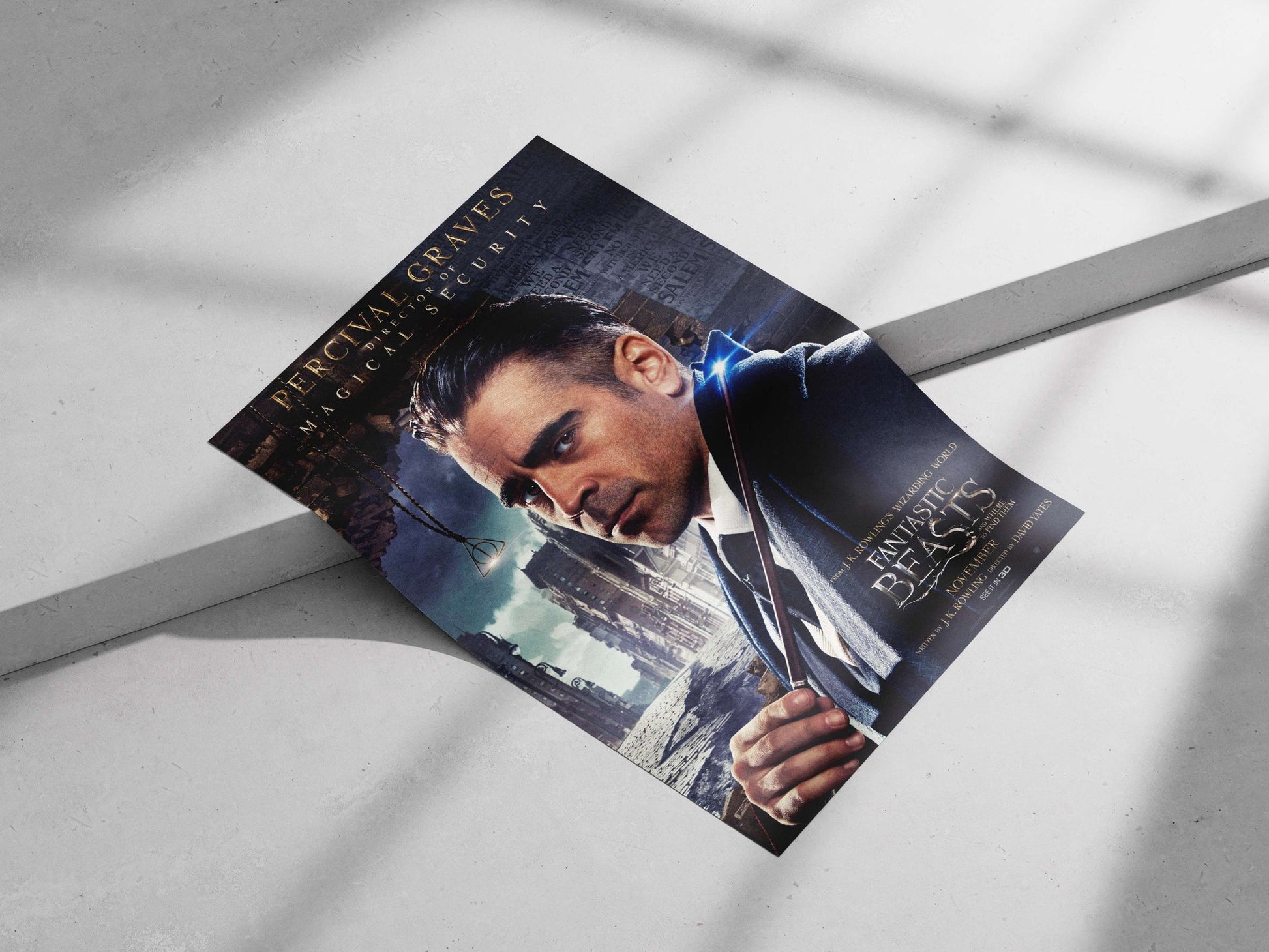 Percival Graves (character from the Fantastic Beasts franchise) Percival Graves - Enigmatic Wizard Poster