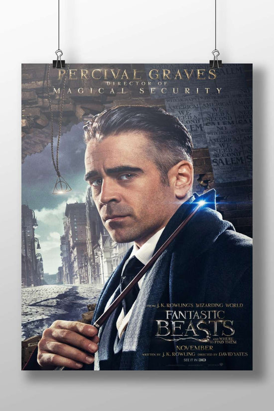 Percival Graves (character from the Fantastic Beasts franchise) Percival Graves - Enigmatic Wizard Poster