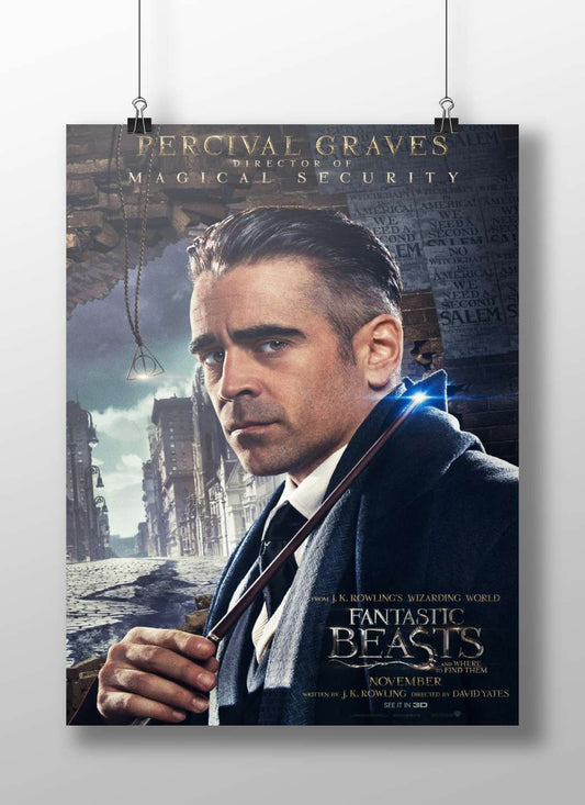Percival Graves (character from the Fantastic Beasts franchise) Percival Graves - Enigmatic Wizard Poster