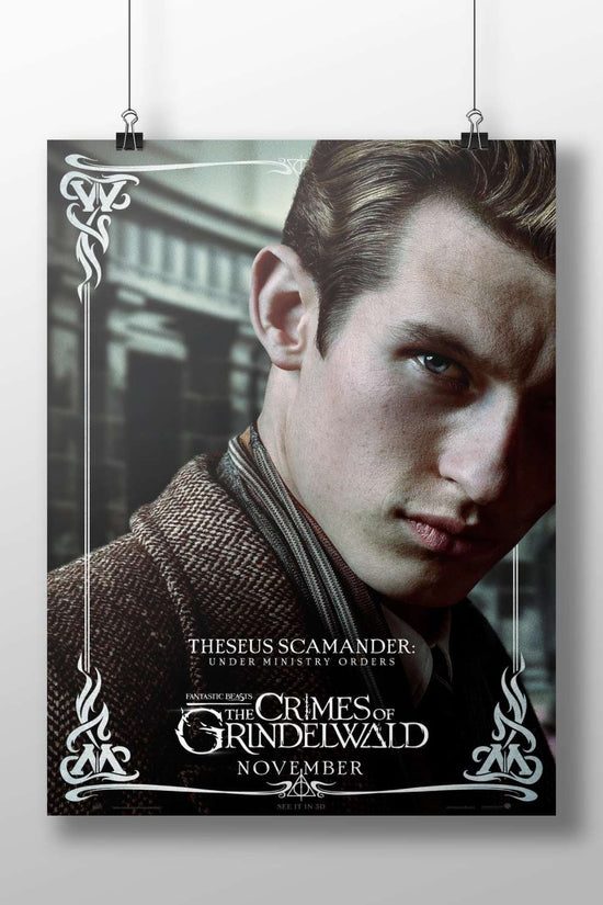 Theseus Scamander from Fantastic Beasts: The Crimes of Grindelwald Theseus Scamander - Magizoologist Poster