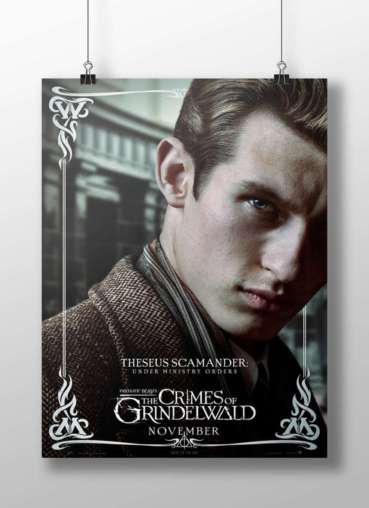 Theseus Scamander from Fantastic Beasts: The Crimes of Grindelwald Theseus Scamander - Magizoologist Poster