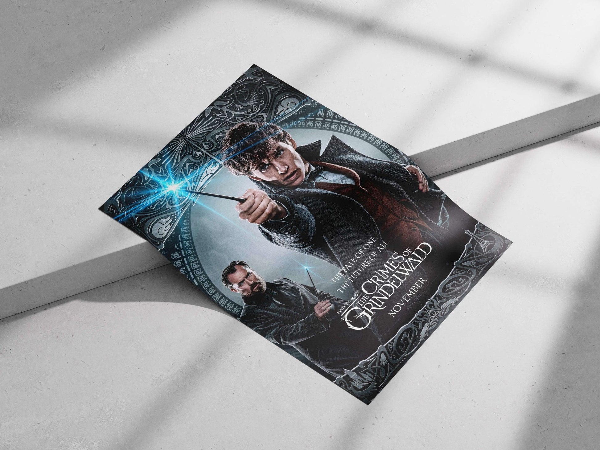 Characters from the Fantastic Beasts franchise (Newt Scamander and Albus Dumbledore) Newt Scamander & Albus