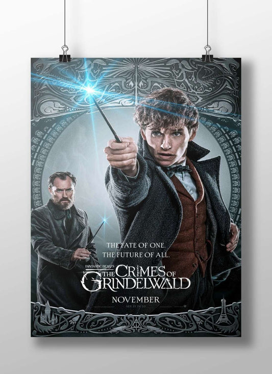 Characters from the Fantastic Beasts franchise (Newt Scamander and Albus Dumbledore) Newt Scamander & Albus