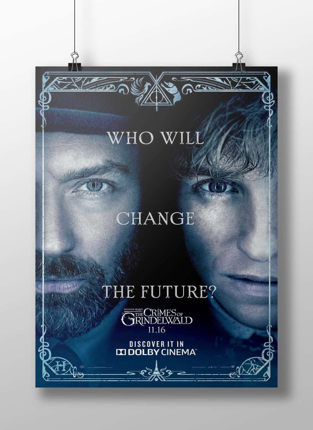 The movie "Fantastic Beasts: The Crimes of Grindelwald" Newt Scamander - Enchanted Creatures Poster