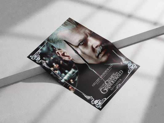 Gellert Grindelwald from Fantastic Beasts: The Crimes of Grindelwald Gellert Grindelwald - Enigmatic Mastermind Poster