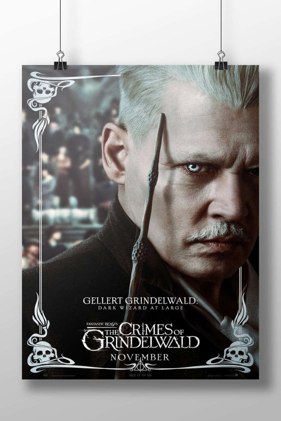 Gellert Grindelwald from Fantastic Beasts: The Crimes of Grindelwald Gellert Grindelwald - Enigmatic Mastermind Poster