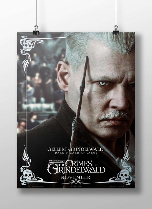 Gellert Grindelwald from Fantastic Beasts: The Crimes of Grindelwald Gellert Grindelwald - Enigmatic Mastermind Poster