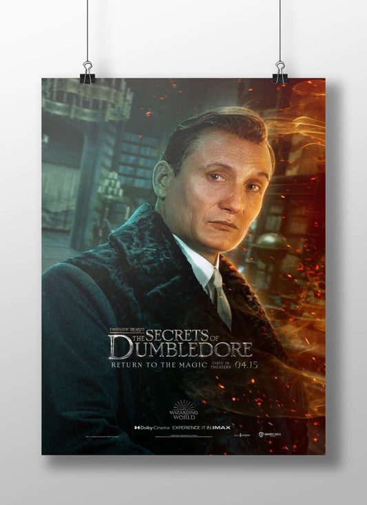Fantastic Beasts: The Secrets of Dumbledore (Wizarding World franchise) Newt Scamander - Wizardly Wisdom Poster