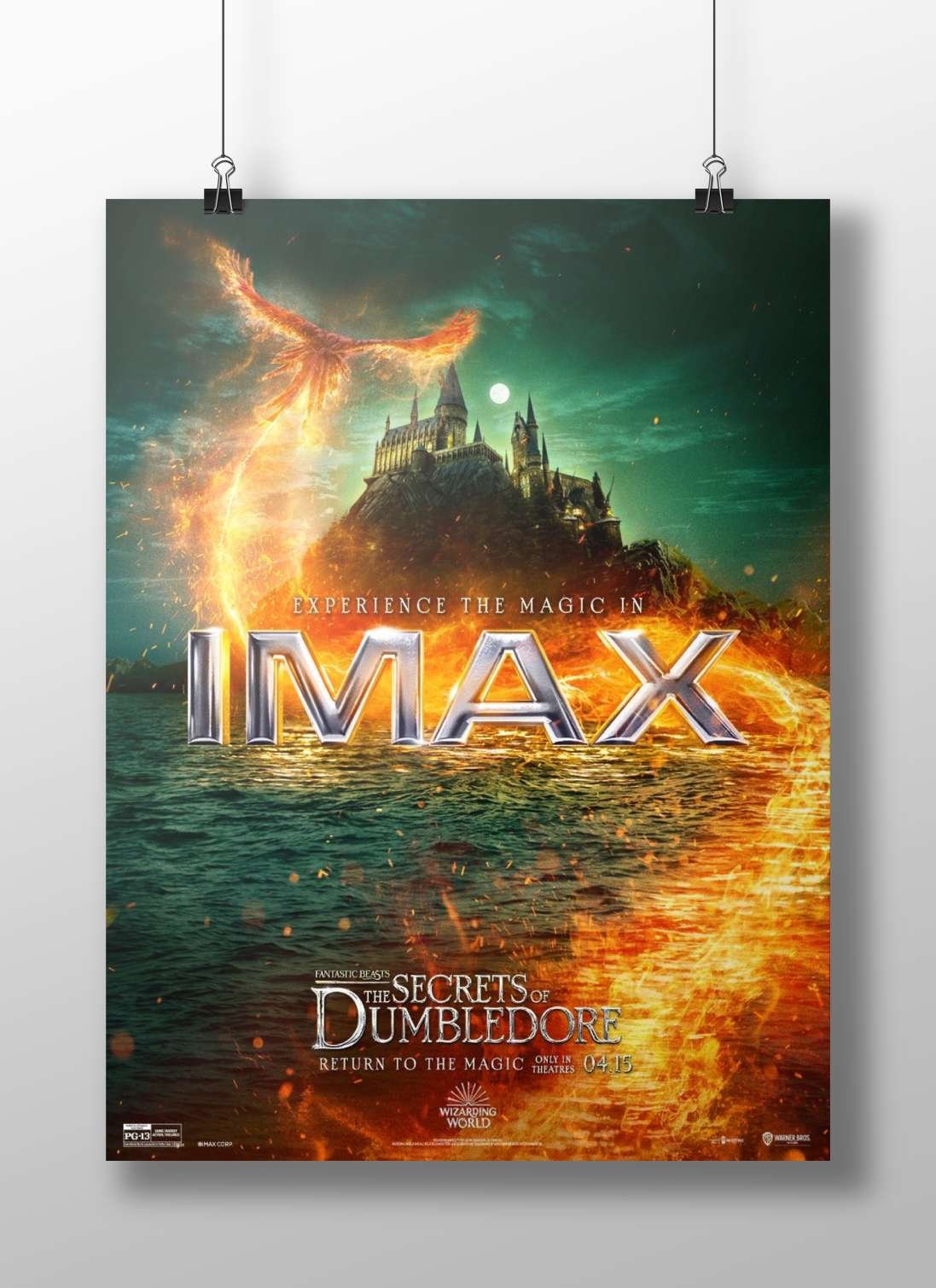 Fantastic Beasts: The Secrets of Dumbledore (movie) Albus Dumbledore Wise Wizard Poster