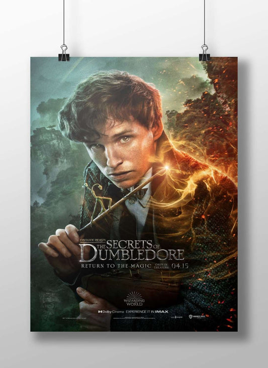 Fantastic Beasts: The Secrets of Dumbledore Newt Scamander - Magical Realism Poster
