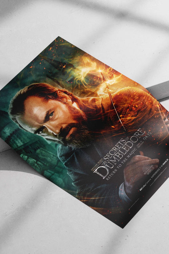 Albus Dumbledore (real name) from the Fantastic Beasts franchise (specifically "The Secrets of Dumbledore"). Albus