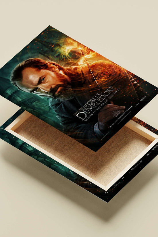 Albus Dumbledore (real name) from the Fantastic Beasts franchise (specifically "The Secrets of Dumbledore"). Albus