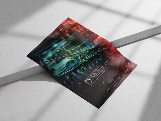 Fantastic Beasts: The Secrets of Dumbledore Newt Scamander - Magical World Poster