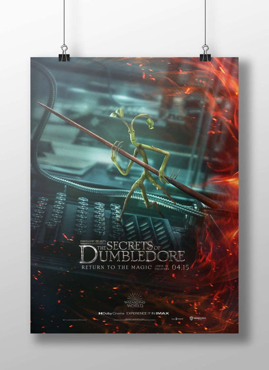 Fantastic Beasts: The Secrets of Dumbledore Newt Scamander - Magical World Poster