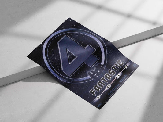 The Marvel Comics franchise Fantastic Four Four - Iconic Heroes Poster