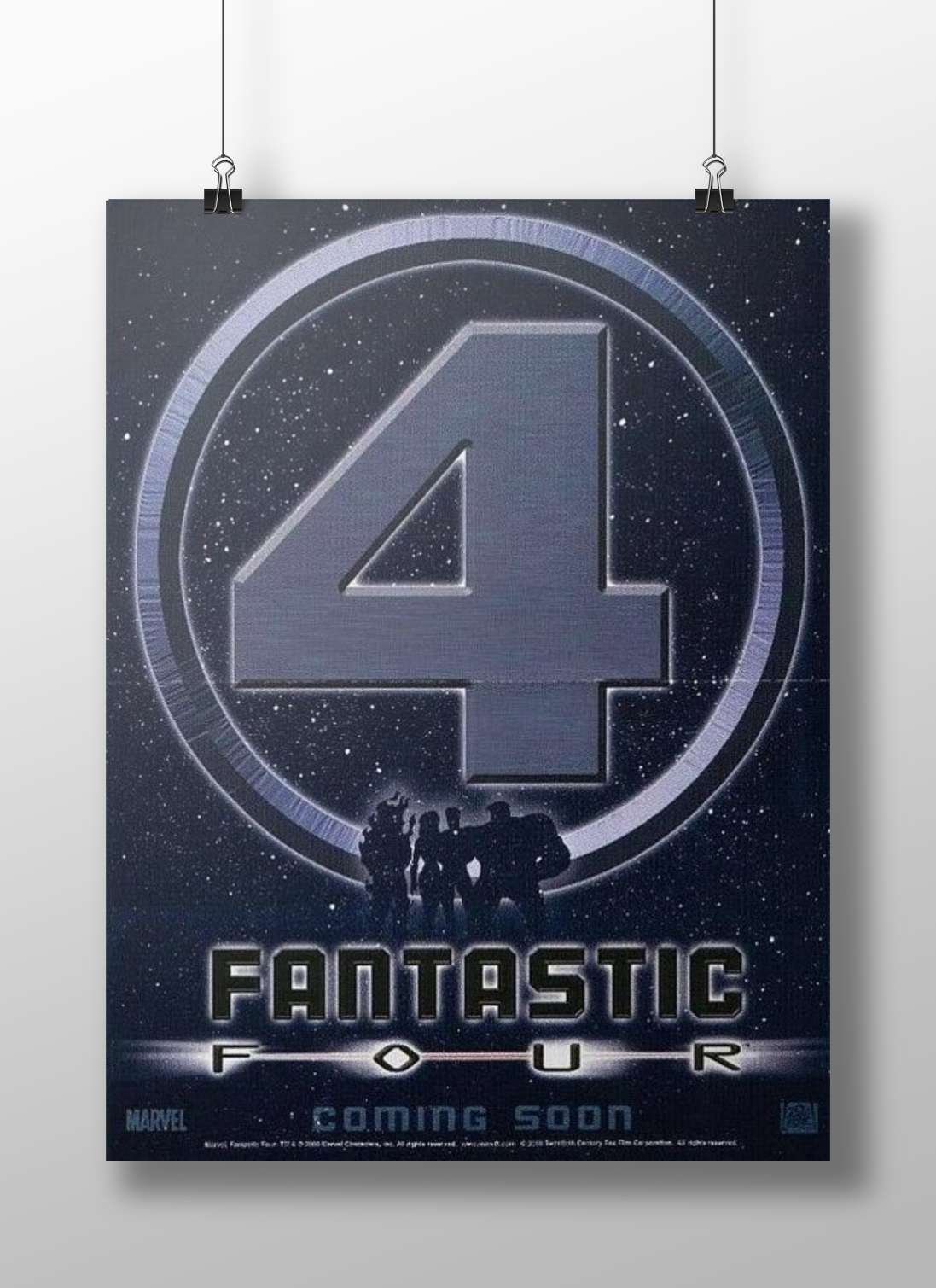 The Marvel Comics franchise Fantastic Four Four - Iconic Heroes Poster