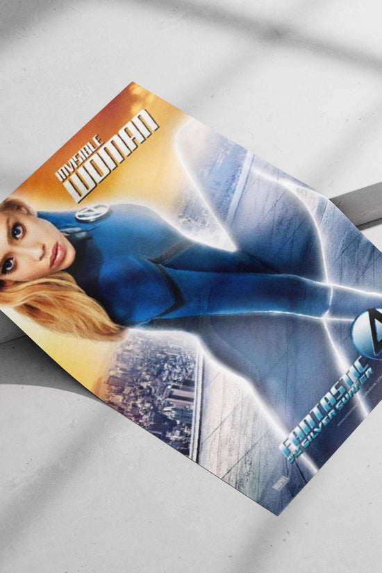Invisible Woman (Susan Storm) from Marvel's Fantastic Four franchise Invisible Woman - Pop Art Poster