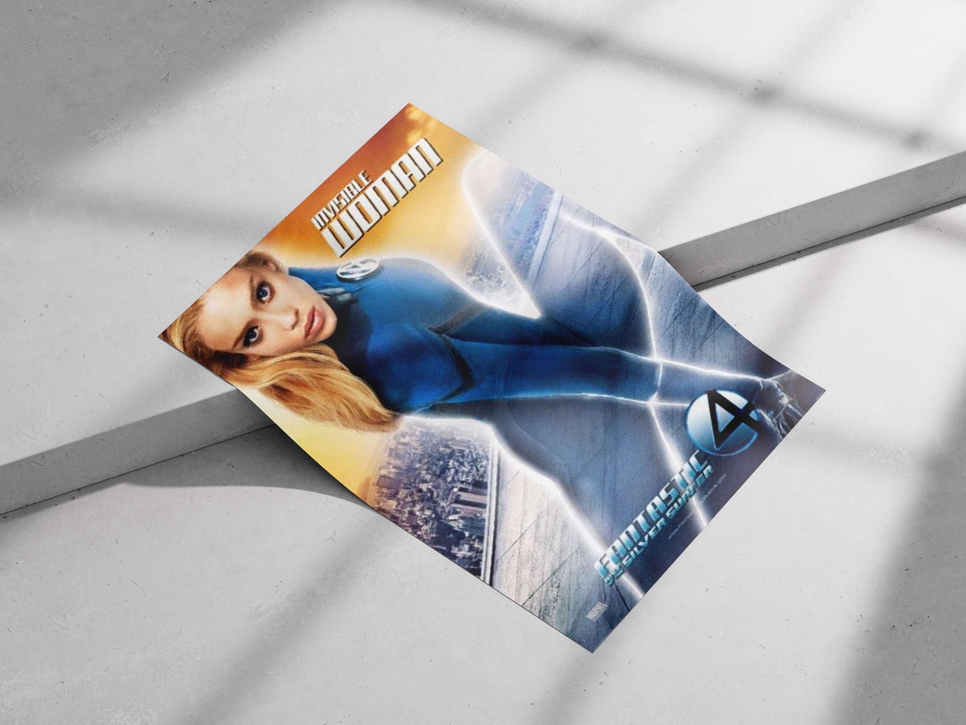Invisible Woman (Susan Storm) from Marvel's Fantastic Four franchise Invisible Woman - Pop Art Poster