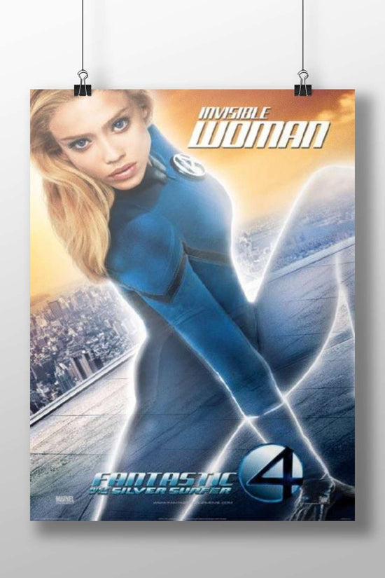 Invisible Woman (Susan Storm) from Marvel's Fantastic Four franchise Invisible Woman - Pop Art Poster