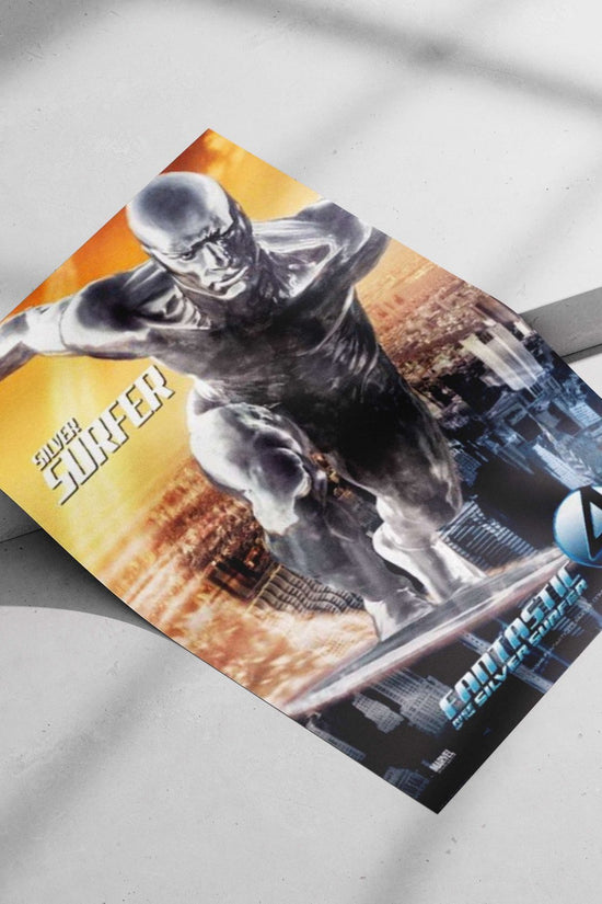 Silver Surfer (Marvel Comics character from Fantastic Four franchise) Silver Surfer - Cosmic Voyager Poster
