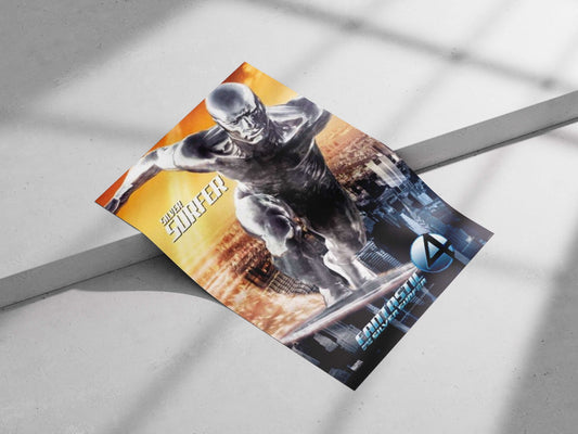 Silver Surfer (Marvel Comics character from Fantastic Four franchise) Silver Surfer - Cosmic Voyager Poster