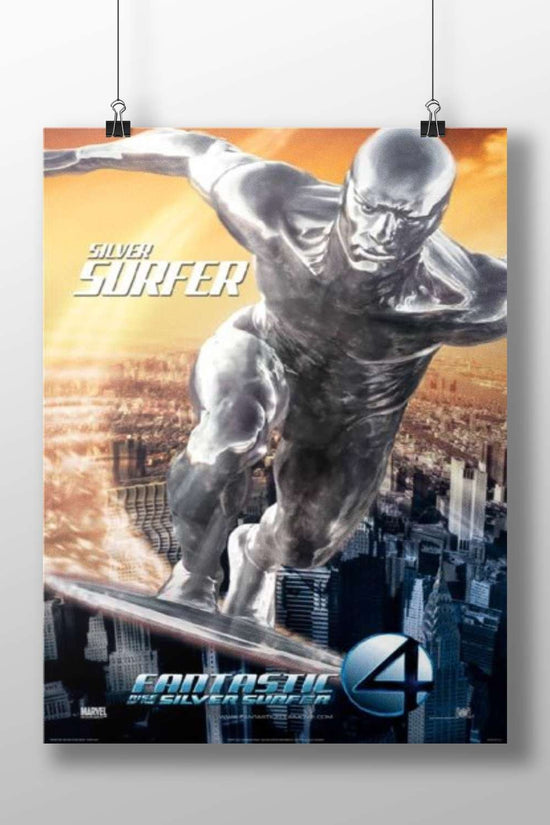 Silver Surfer (Marvel Comics character from Fantastic Four franchise) Silver Surfer - Cosmic Voyager Poster