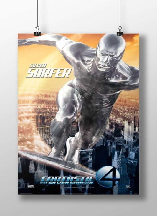 Silver Surfer (Marvel Comics character from Fantastic Four franchise) Silver Surfer - Cosmic Voyager Poster