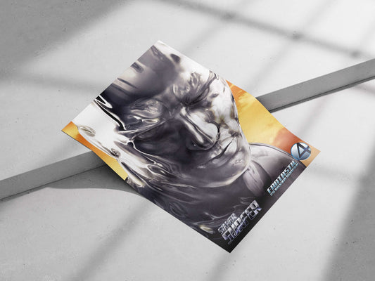 Silver Surfer (Marvel Comics character from Fantastic Four franchise) Silver Surfer - Cosmic Vanguard Poster