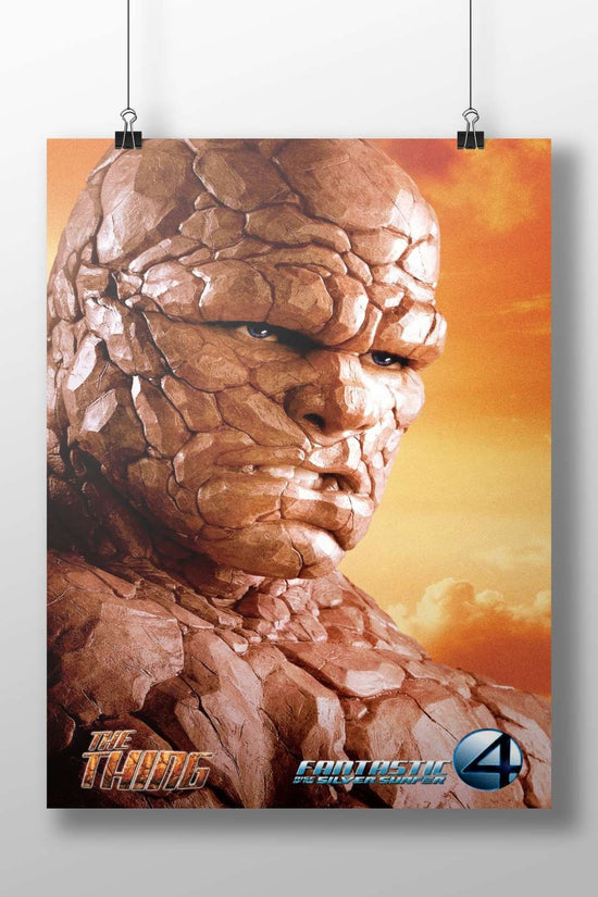 The Thing (Ben Grimm) from Marvel's Fantastic Four franchise. The Thing - Mute Giant Poster