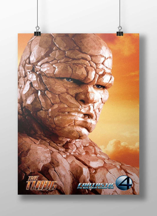 The Thing (Ben Grimm) from Marvel's Fantastic Four franchise. The Thing - Mute Giant Poster