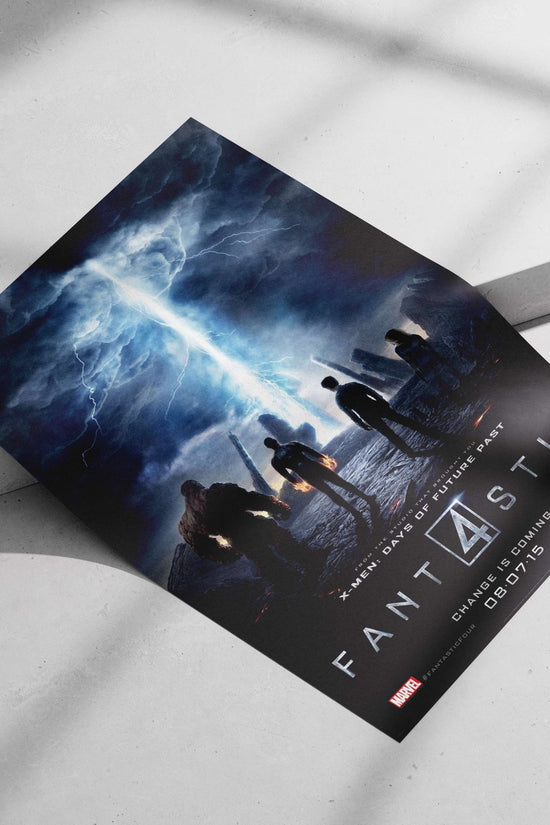 Fantastic Four (Marvel superhero team) Four - Noir Aesthetic Poster