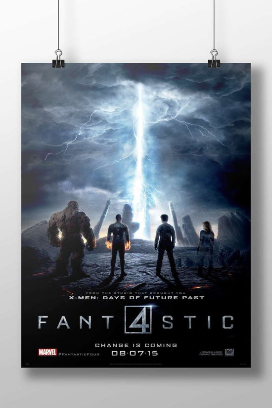 Fantastic Four (Marvel superhero team) Four - Noir Aesthetic Poster