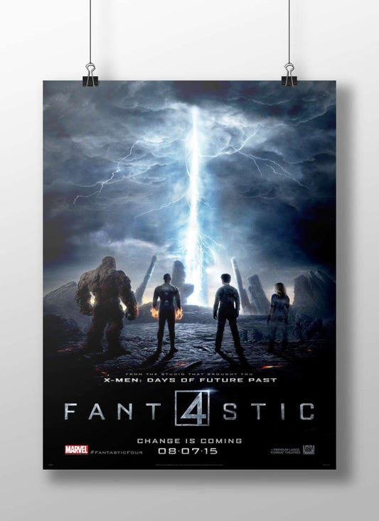 Fantastic Four (Marvel superhero team) Four - Noir Aesthetic Poster