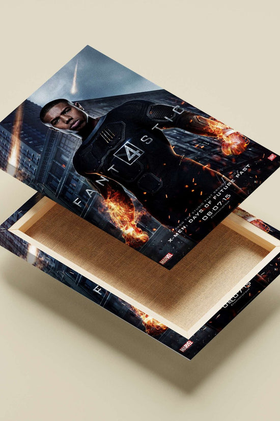 Human Torch (Jonathan Storm) from the Fantastic Four franchise Johnny Storm - Thunderbolt Poster
