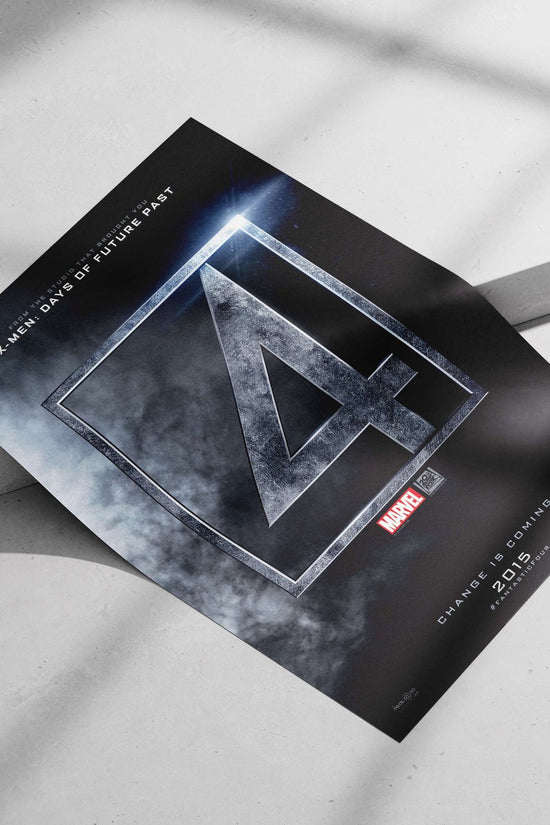 Fantastic Four Four - Noir Poster