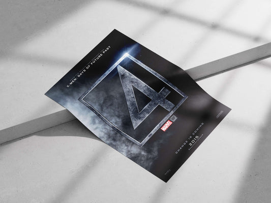 Fantastic Four Four - Noir Poster