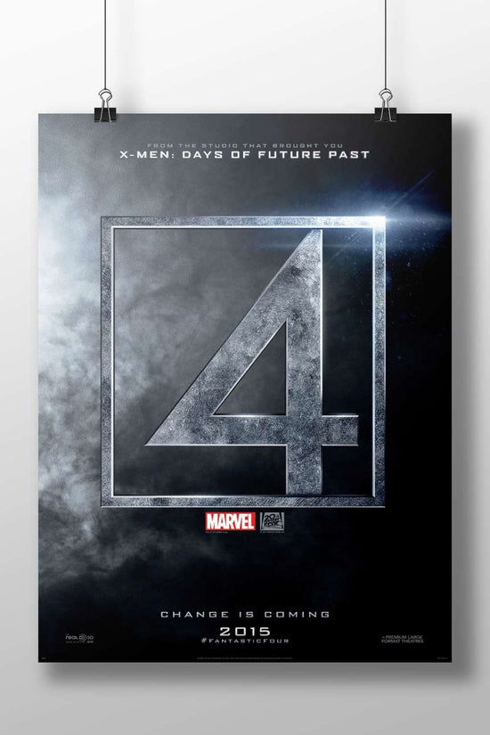 Fantastic Four Four - Noir Poster