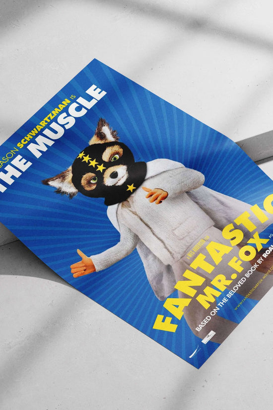 The Muscle (character from the film Fantastic Mr. Fox) The Muscle - Pop Art Poster