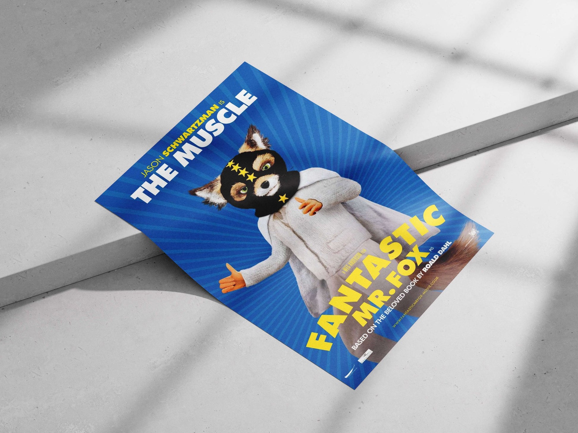 The Muscle (character from the film Fantastic Mr. Fox) The Muscle - Pop Art Poster