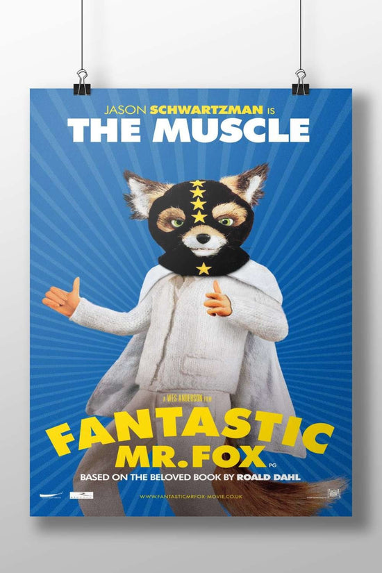 The Muscle (character from the film Fantastic Mr. Fox) The Muscle - Pop Art Poster