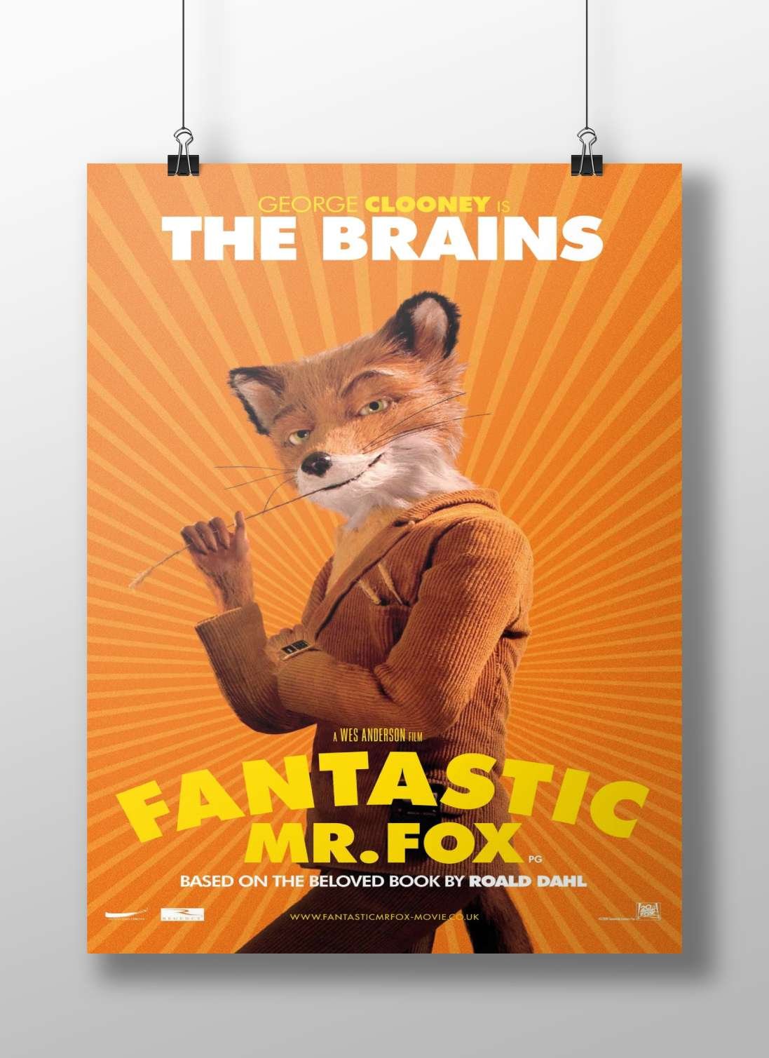 The Brains (a character from *Fantastic Mr. Fox*, as confirmed by OCR evidence) Mr. Fox