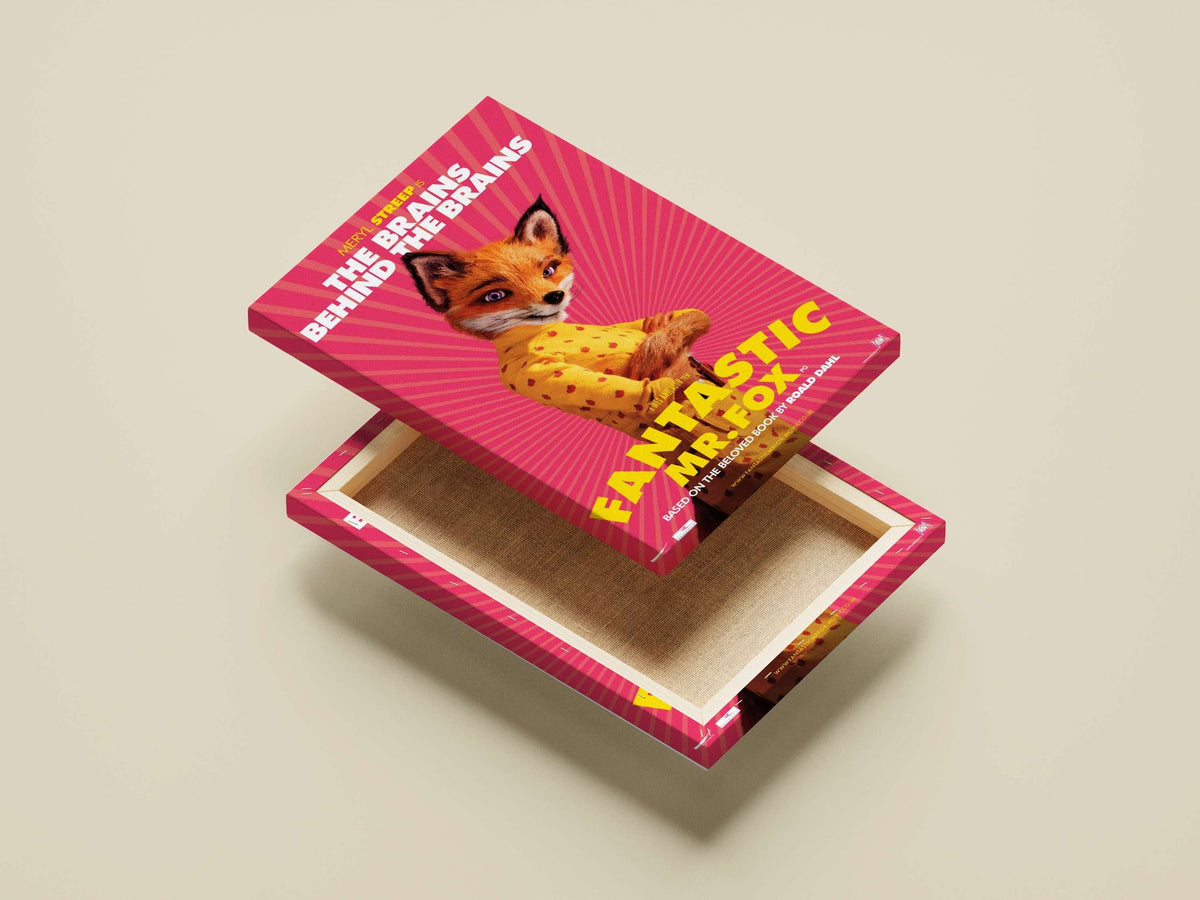 Mr. Fox (character) from the Fantastic Mr. Fox franchise. Mr. Fox - Charming Adventures Poster