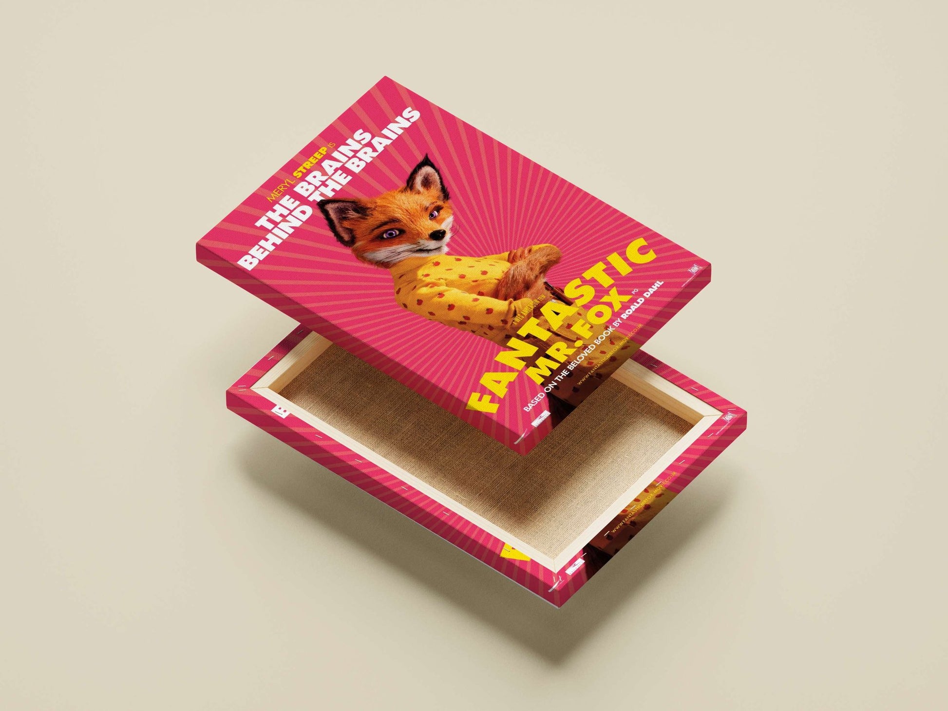 Mr. Fox (character) from the Fantastic Mr. Fox franchise. Mr. Fox - Charming Adventures Poster
