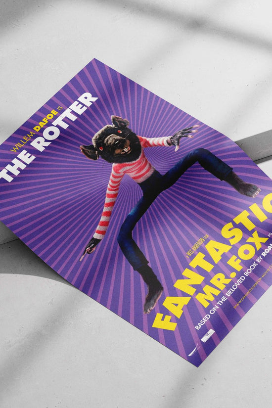 The Rotter (character from *Fantastic Mr. Fox*) The Rotter - Mischievous Pop Art Poster