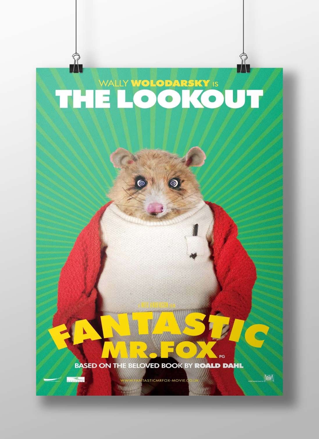 The Lookout (character from Fantastic Mr. Fox) Mr. Fox'S Lookout - Classic Pop Art Poster