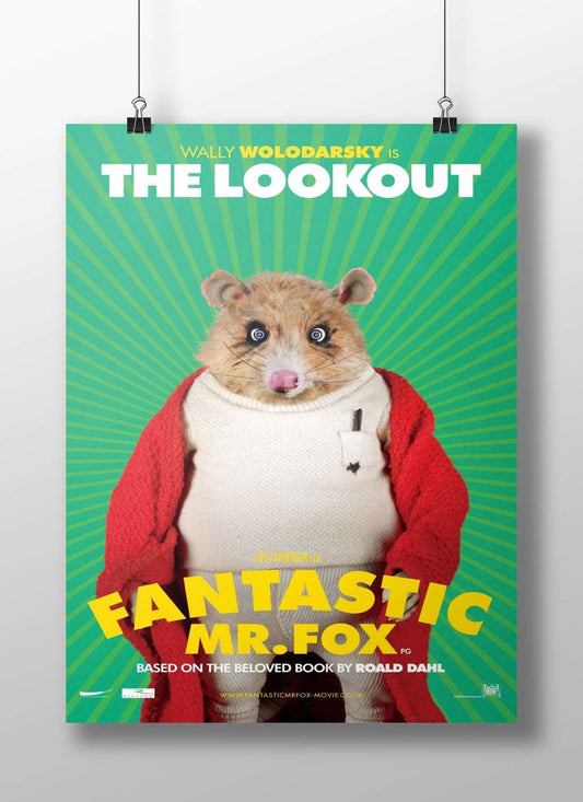 The Lookout (character from Fantastic Mr. Fox) Mr. Fox'S Lookout - Classic Pop Art Poster