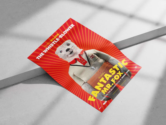 The Whistle-Blower character from the Fantastic Mr. Fox franchise Mr. Fox - The Whistle-Blower Poster