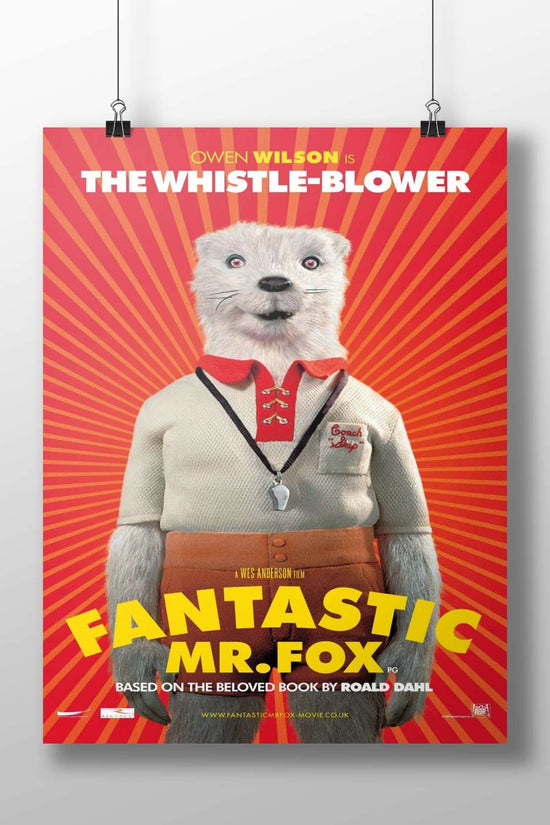 The Whistle-Blower character from the Fantastic Mr. Fox franchise Mr. Fox - The Whistle-Blower Poster